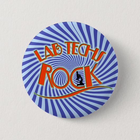スターバストの実験室の技術の石(実験室の科学者) 缶バッジ (正面)