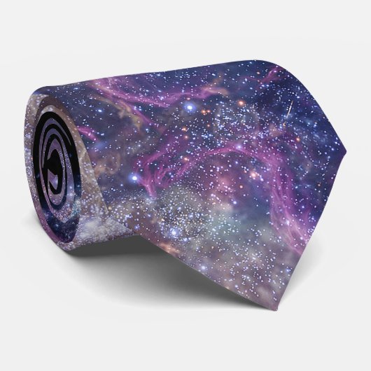 スターバストの星の花火のフィナーレの宇宙 ネクタイ (ロール)