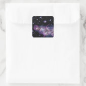スターバストの星の花火フィナーレの宇宙 スクエアシール (バッグ)