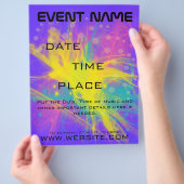 スターバストイベントフライヤー チラシ (手)