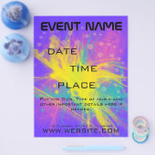 スターバストイベントフライヤー チラシ (シングル)