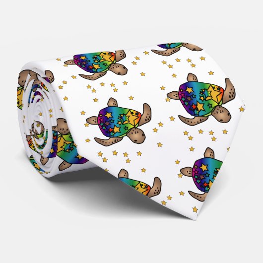 スターバストウミガメ ネクタイ (ロール)