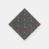 スターバストカラフルおもしろいホリデーニューイヤーイブパーティー スタンダードカクテルナプキン (角)