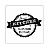 スターバストシールキッチン名スタンプ ラバースタンプ (インプリント)