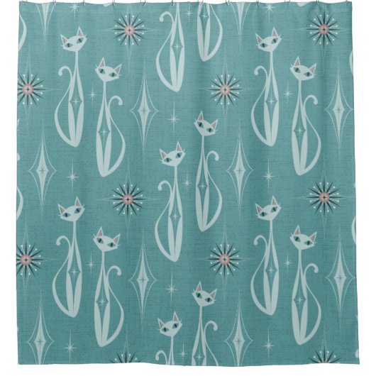 スターバストダイヤモンドキャッツ シャワーカーテン (正面)