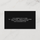 スターバストデザイン名刺 名刺 (裏面)