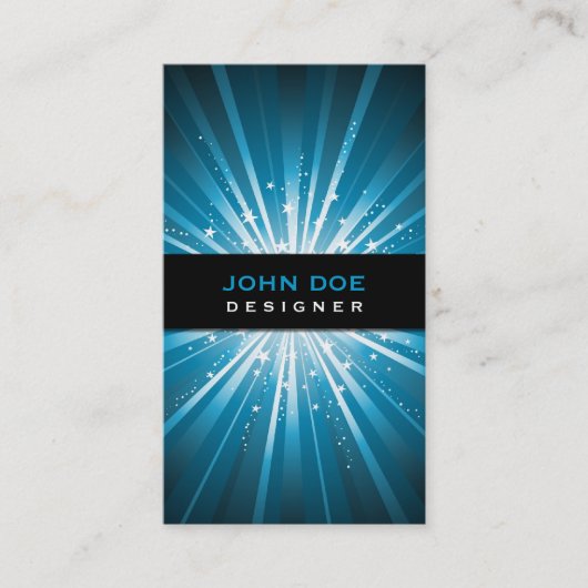 スターバストデザイン名刺 名刺 (正面)