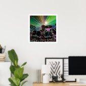 スターバストドラムロッカーポスター ポスター (ホームオフィス)