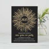 スターバストニューイヤーイブパーティの招待状 招待状 (スタンド正面)