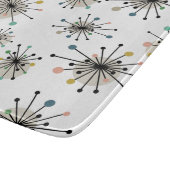 スターバストパターン原子時代ミッドセンチュリーモダン カッティングボード (角)