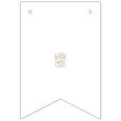 スターバストパターン | 手書きニュートラルデザイン バンティングフラッグ (第3の旗)