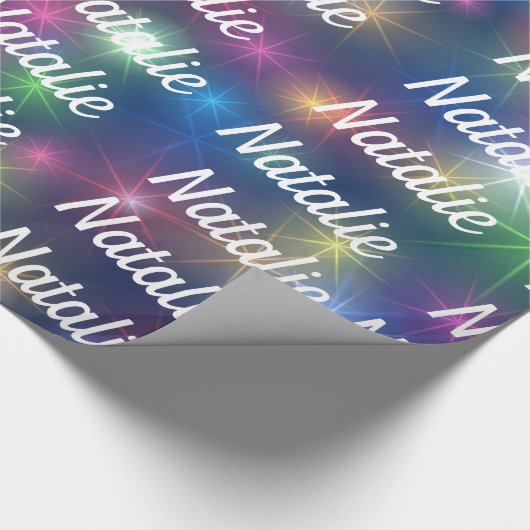 スターバストパーソナライズされたギフト紙 ラッピングペーパー (角)