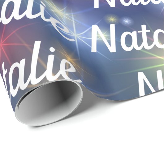 スターバストパーソナライズされたギフト紙 ラッピングペーパー (ロールコーナー)