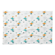 スターバストミッドセンチュリーモダンパターン