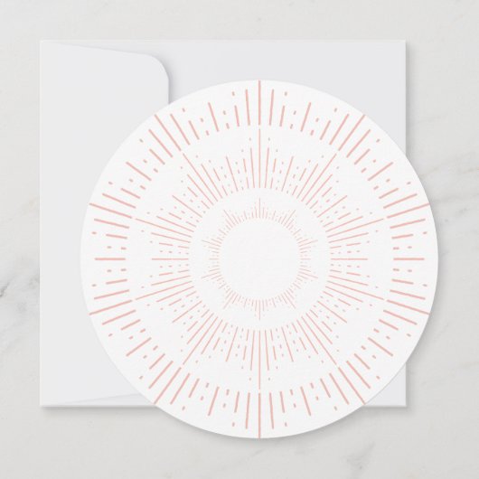 スターバスト婚約発表 招待状 (裏面)