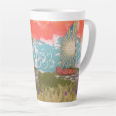 スターバスト帆 カフェラテマグ (右アングル)