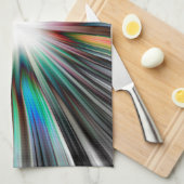 スターバスト爆発模様 キッチンタオル (四つ折り)