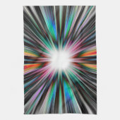 スターバスト爆発模様 キッチンタオル (縦)