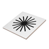 スターバスト白黒 タイル (側面)