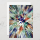 スターバスト絞り染め シーズンカード (正面/裏面)