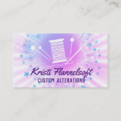 スターバスト裁縫の概念の補正 名刺 (正面)