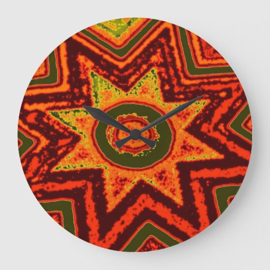 スターバスト・オブ・ラブ ラージ壁時計 (正面)