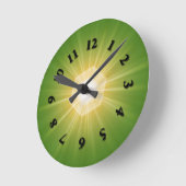 スターバスト ラウンド壁時計 (傾斜)