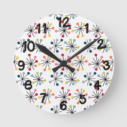 スターバスト ラウンド壁時計 (正面)