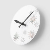 スターバスト ラウンド壁時計 (傾斜)