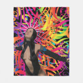 スターバタフライフリースブランケット フリースブランケット (正面)