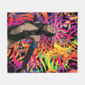 スターバタフライフリースブランケット フリースブランケット (正面(横))