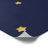 スターバニー象の赤ちゃんシャワーを浴びる ポスター (角)