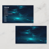 スターバレーモダン抽象芸術フラクタル 名刺 (正面/裏面)