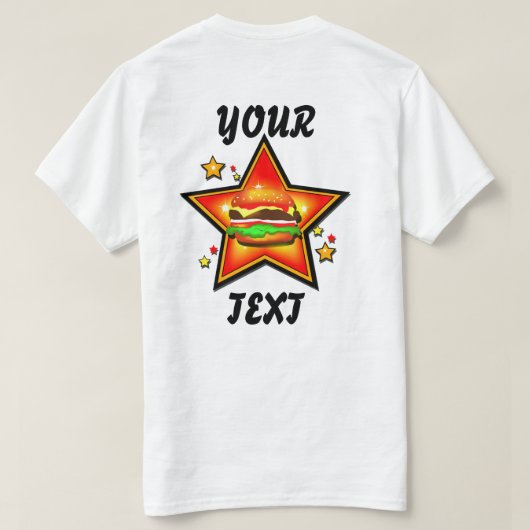 スターバーガーTシャツ Tシャツ (デザイン裏面)