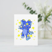 スターバーストで興奮した星空 ポストカード (スタンド正面)