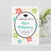 スターバースト卒業パーティー招待状 招待状 (スタンド正面)