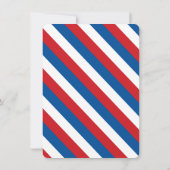 スターバースト花火7月4日パーティー招待状 招待状 (裏面)