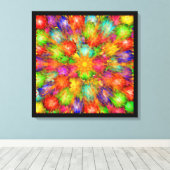 スターバースト キャンバスプリント (インサイチュ (ウッドフロア))