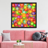 スターバースト キャンバスプリント (インサイチュ (リビング))