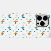 スターバースト ミッドセンチュリー モダン パターン Case-Mate iPhoneケース (裏面 (横))