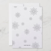 スターバースト 1 枚の写真 ホリデー カード (裏面)