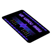 スターバー（ユダヤ教）メノラー マグネット (右側)