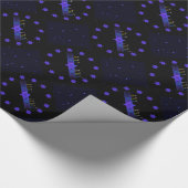 スターバー（ユダヤ教）メノラー ラッピングペーパー (角)