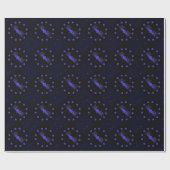 スターバー（ユダヤ教）メノラー ラッピングペーパー (フラット)