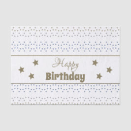 スターパターン（の模様が）あるティッシュペーパー誕生日 薄葉紙