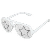 スターパワーパーティーサングラスパーティーのお願い アビエーターサングラス (アングル)