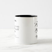 スターパワー: Aquarius Astrology Mug ツートーンマグカップ (中央)