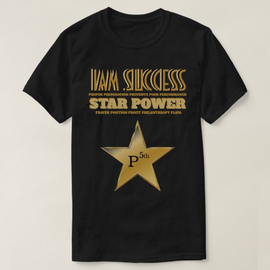 スターパワー Tシャツ (デザイン正面)