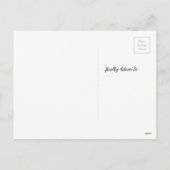 スターパーソナライズされたクリスマスカードはがき シーズンポストカード (裏面)