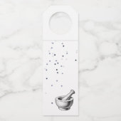 スターパーソナライズされたサンキューハンガーラベル ボトルネックタグ (裏面)